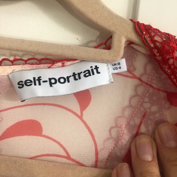 Self-Portrait Print Dress - Picture 5 of 7